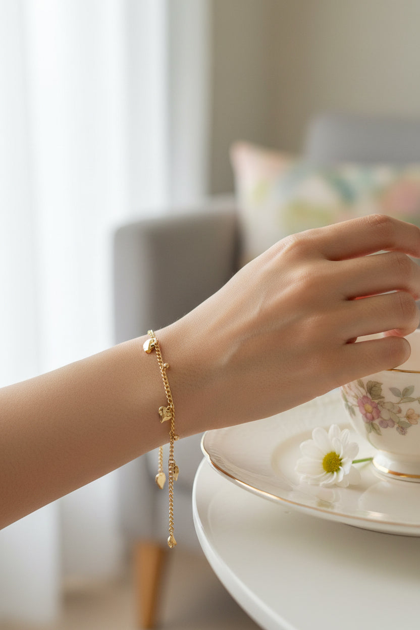 Love charm bracelet