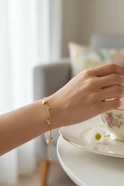 Love charm bracelet