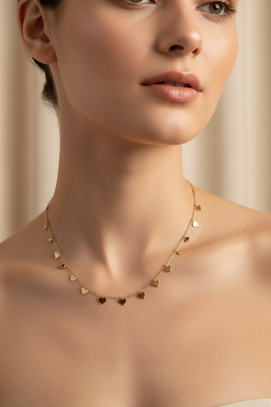 Love charm necklace