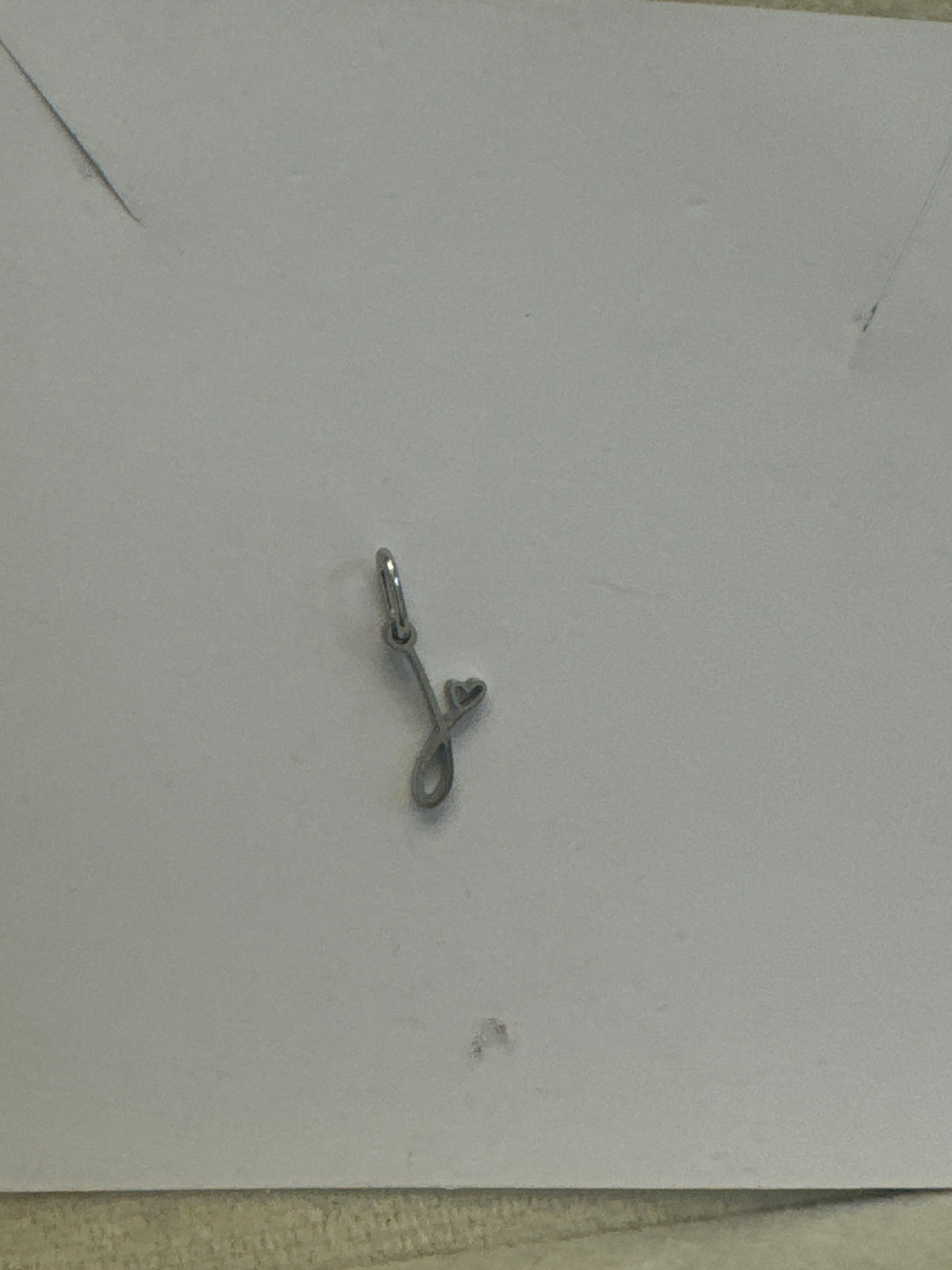 J letter charm