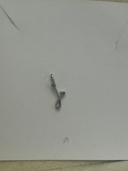 J letter charm