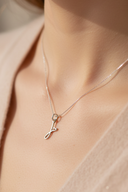 J letter charm