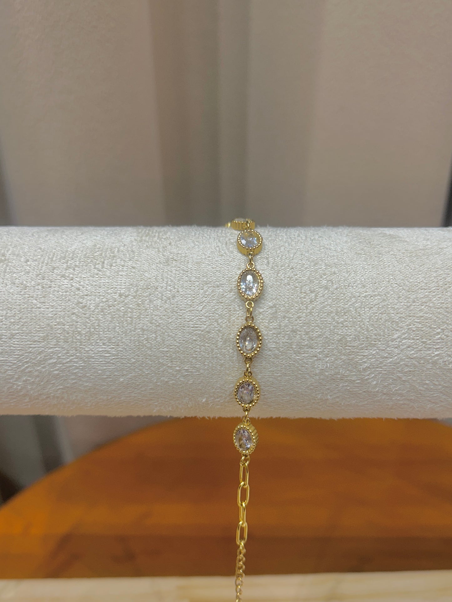 Crystal Oval Station Bracelet