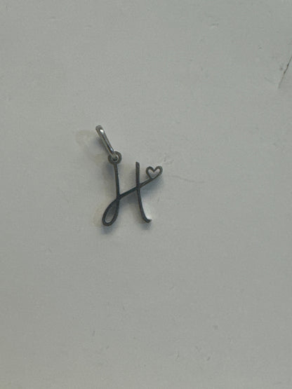 H letter charm