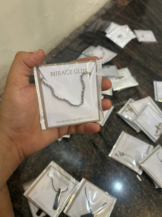 Sterling Twist Chain