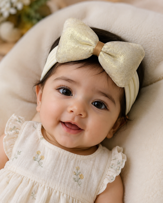 Premium Soft Bow Baby Party Wear Headband