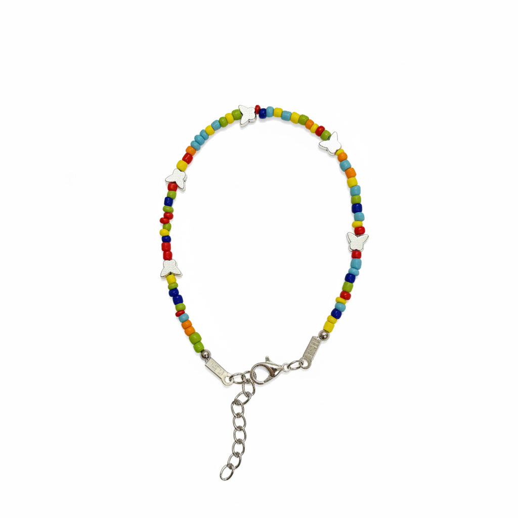 Rainbow beads bracelet