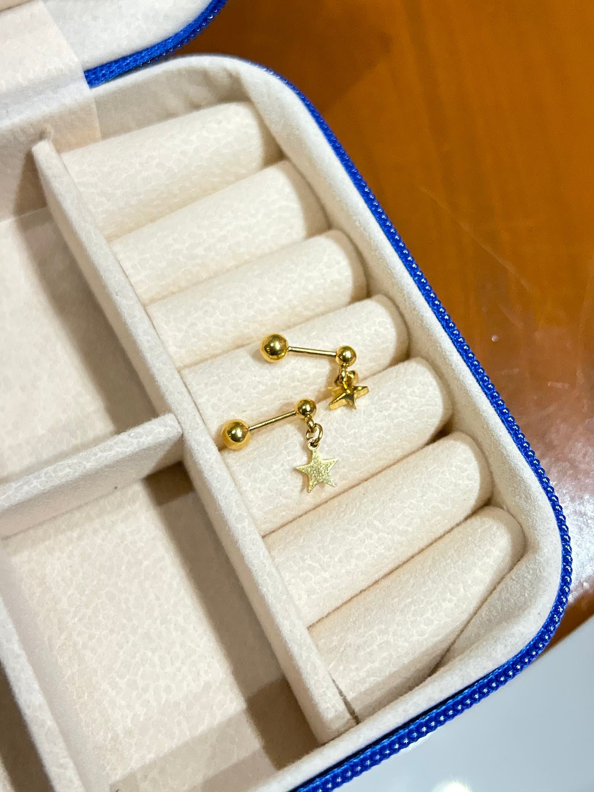 Gold Star Stud Earrings