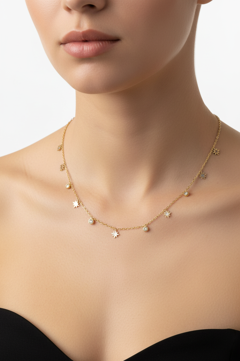 Charm Gold necklace