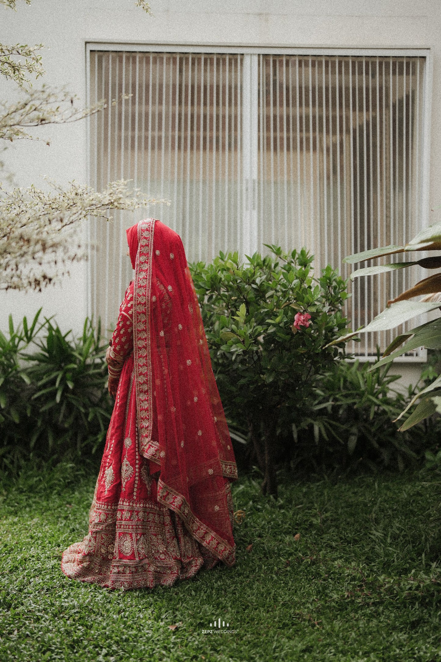 Complete handwork Red Lehanga