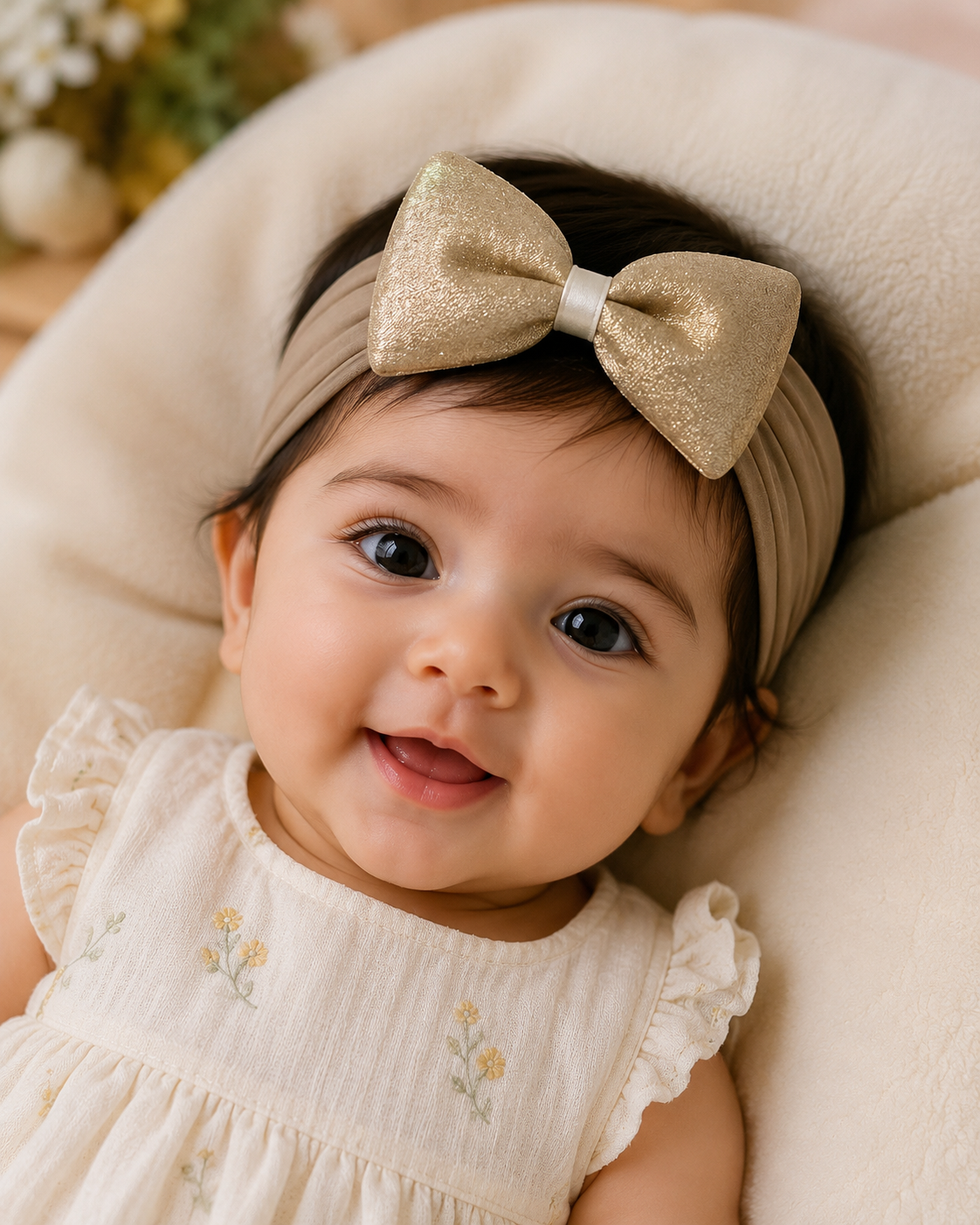 Premium Soft Bow Baby Party Wear Headband (Copy)