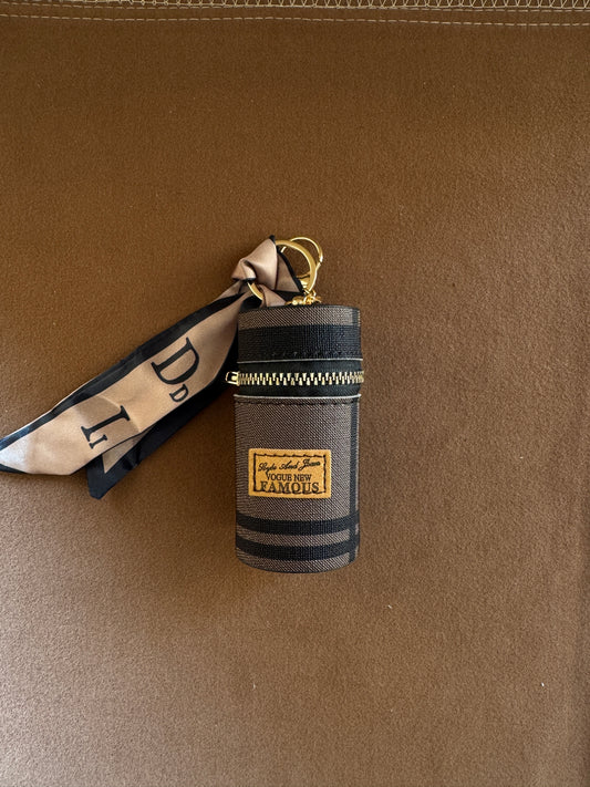 Cylindrical Mini Pouch Keyring (B)