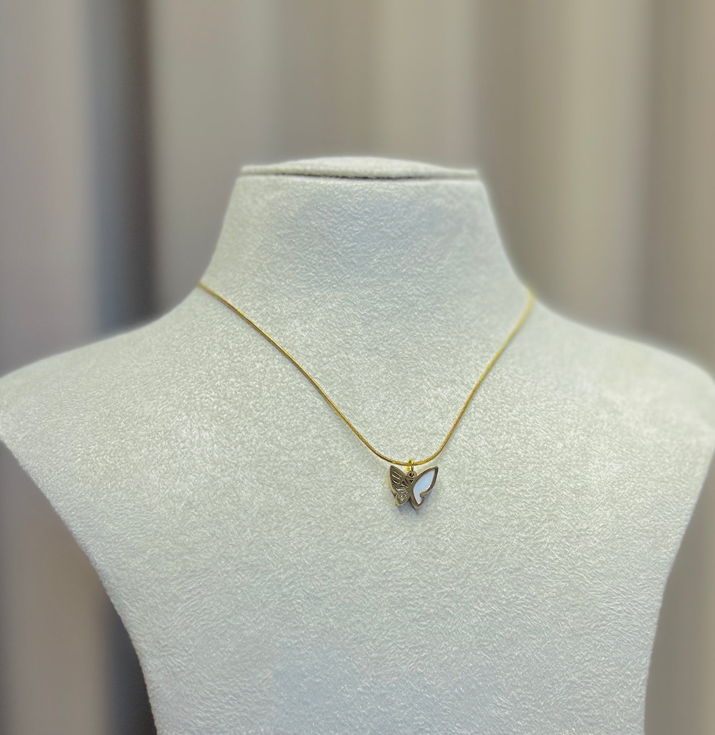 Reversible butterfly Necklace