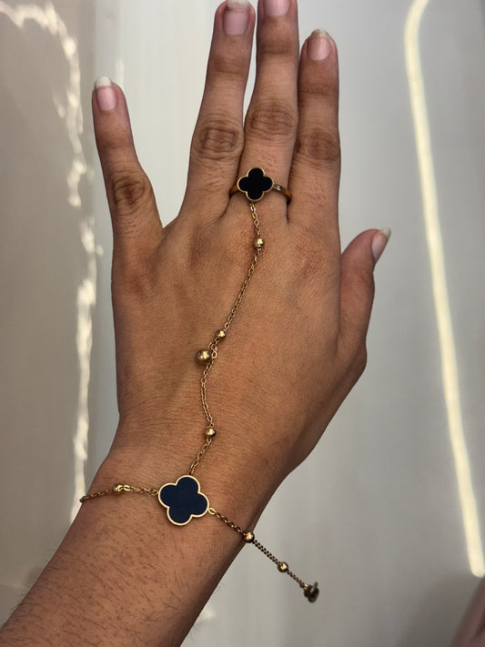 Rose gold hand set