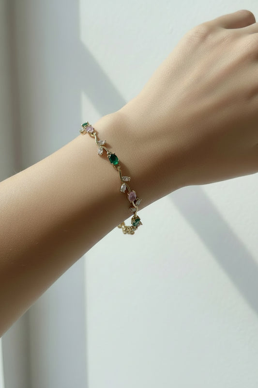 Tulip multi colour bracelet( Adult size)