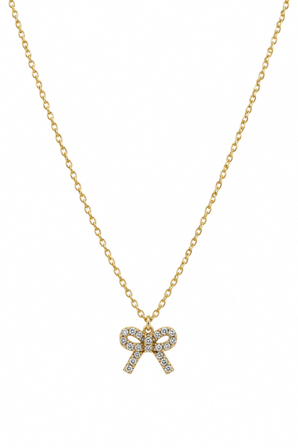 Bow necklace