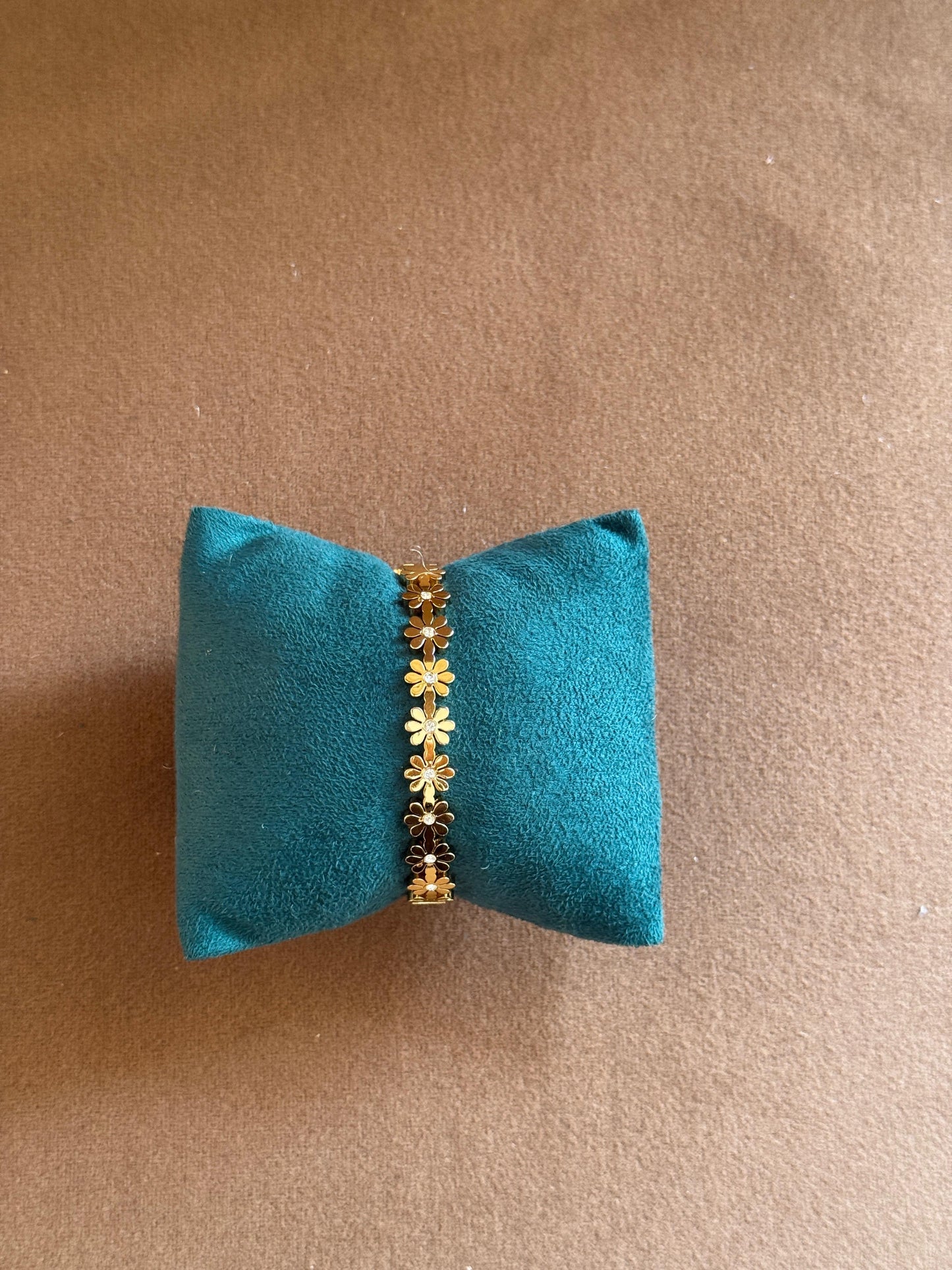 Aurora Floral Gold Bangle