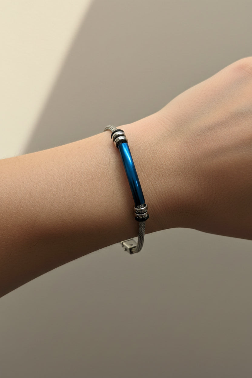 Silver Pulse Bracelet
