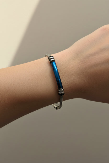 Silver Pulse Bracelet