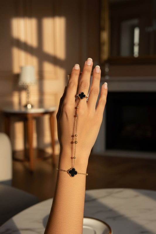 Rose gold hand set