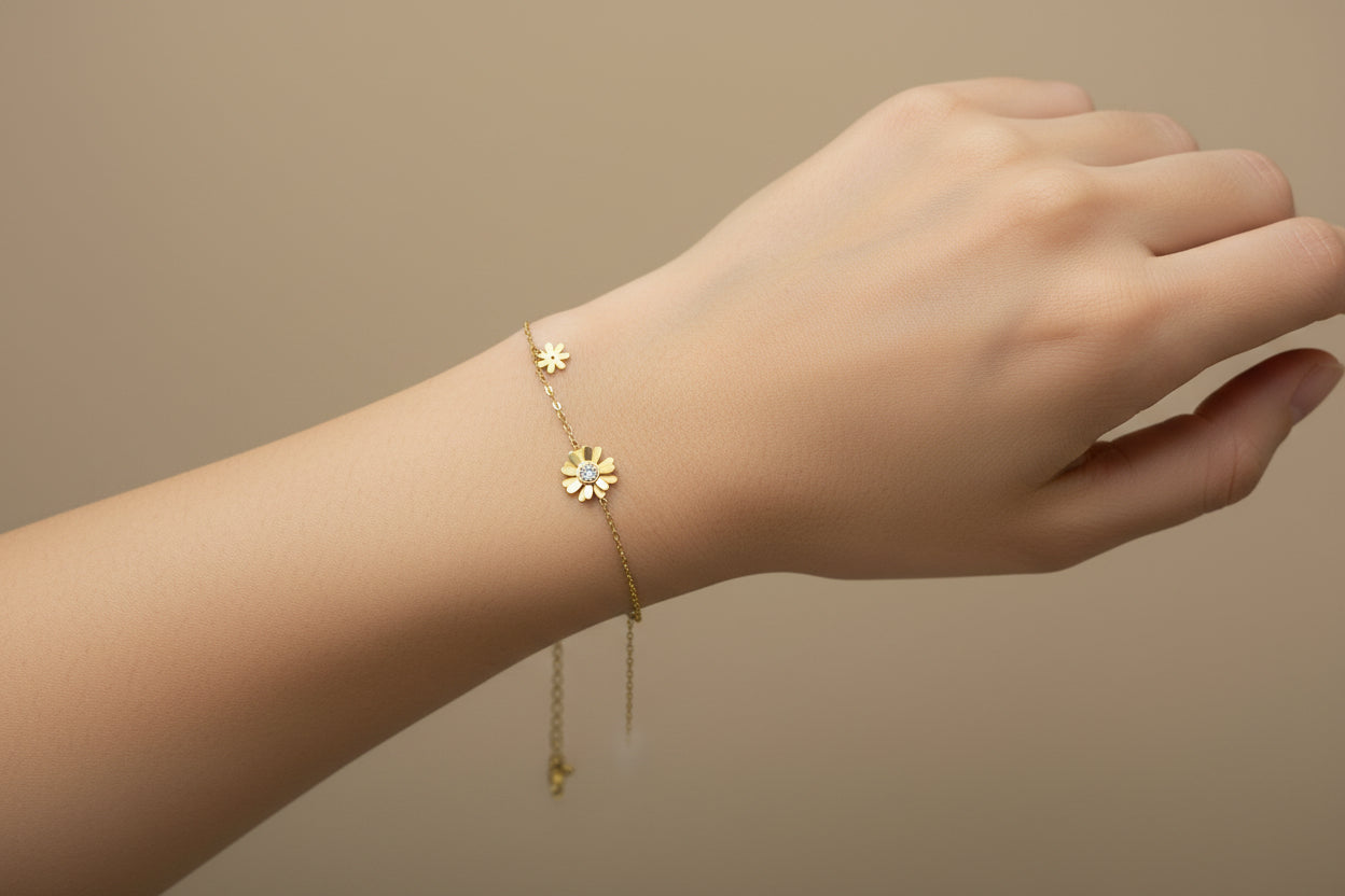 Flower bracelet