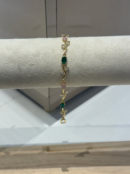 Tulip multi colour bracelet( Adult size)