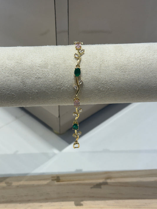 Tulip multi colour bracelet( Adult size)