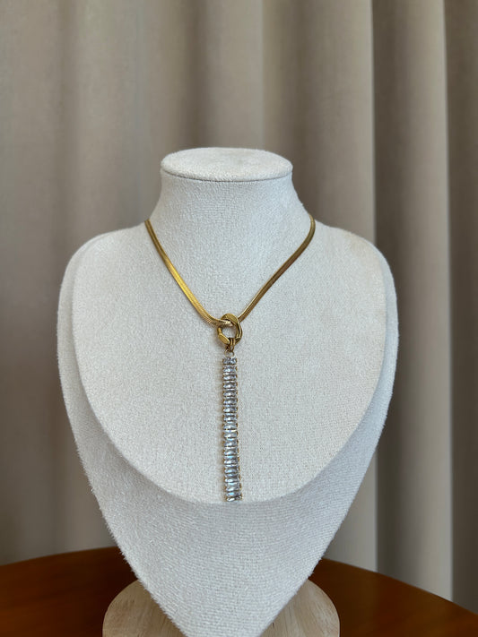 Crystal drop Necklace