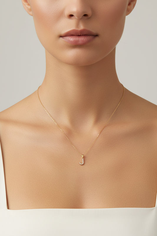 J letter pendant