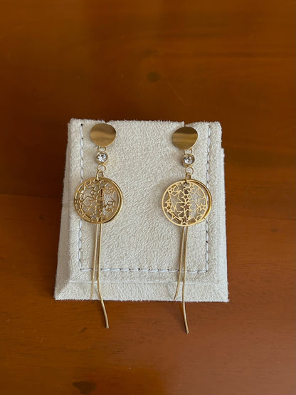 Crystal Tassel Earrings