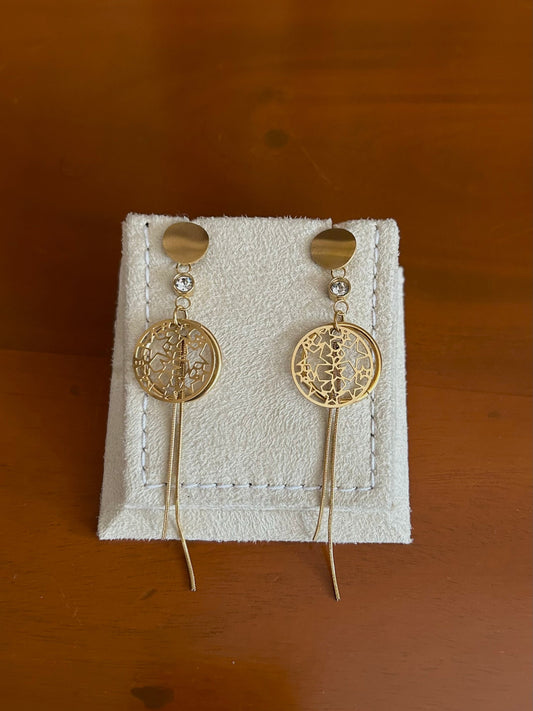 Crystal Tassel Earrings