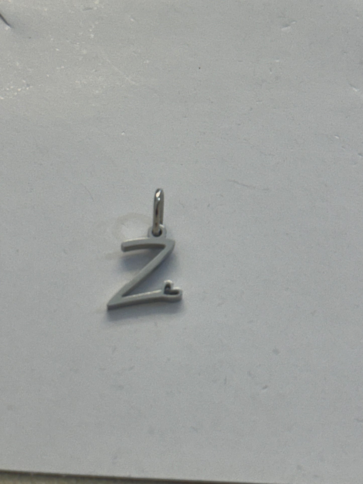 Z letter charm