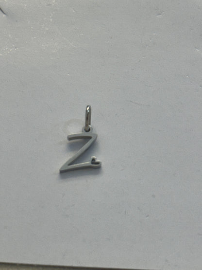 Z letter charm