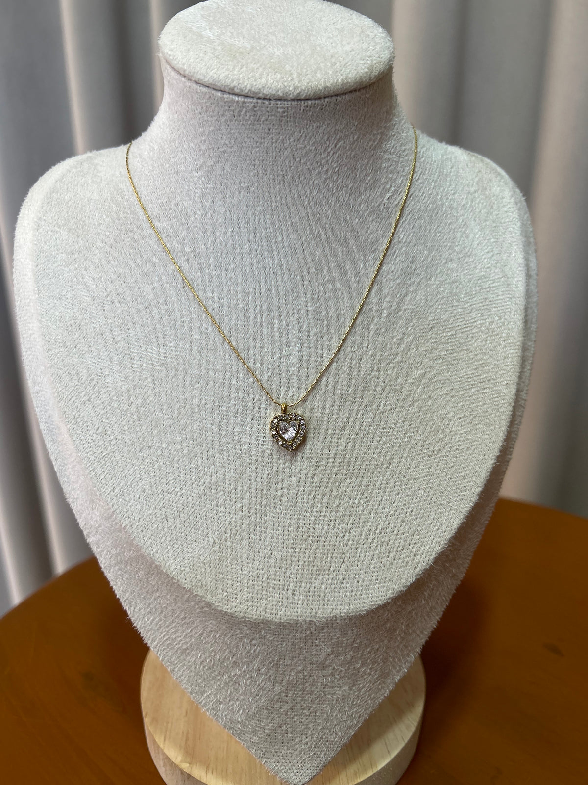 Diamond heart necklace
