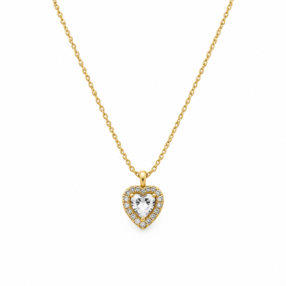 Diamond heart necklace