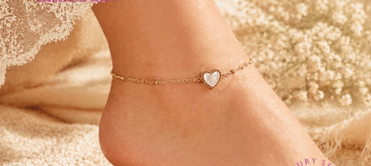 Heart gold  Anklet