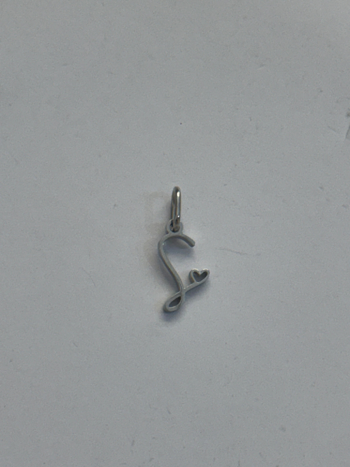 S letter charm