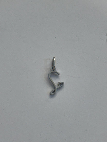 S letter charm