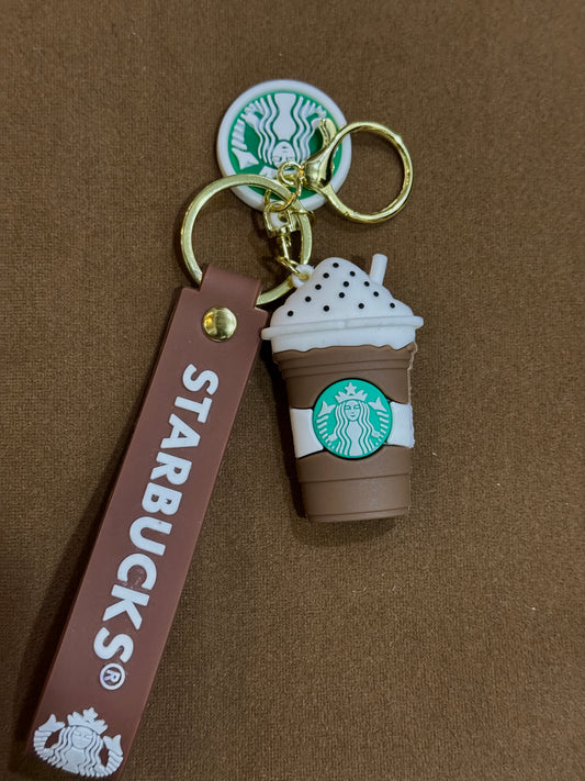Iced Mocha 3D Coffee Cup Bag Charm/Keychain