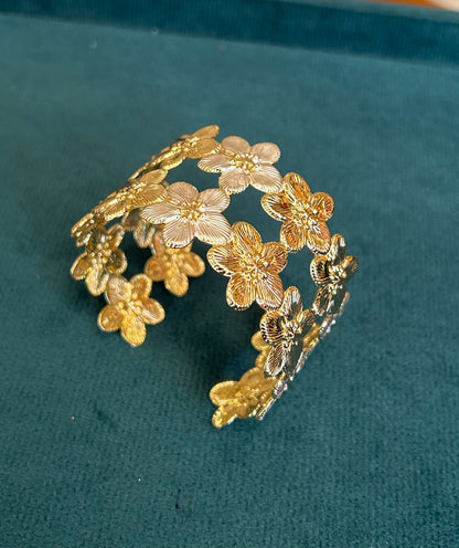 Floral Cuff bangle