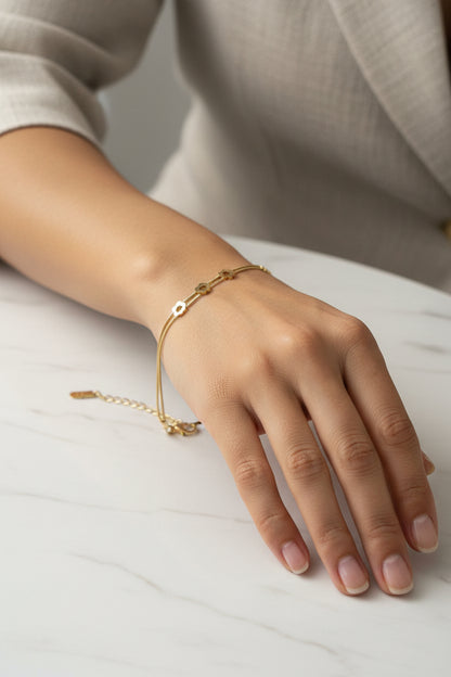 Flower bracelet