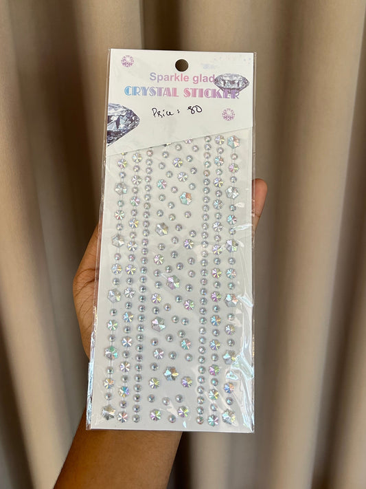 Sparkle Crystal Sticker Sheet