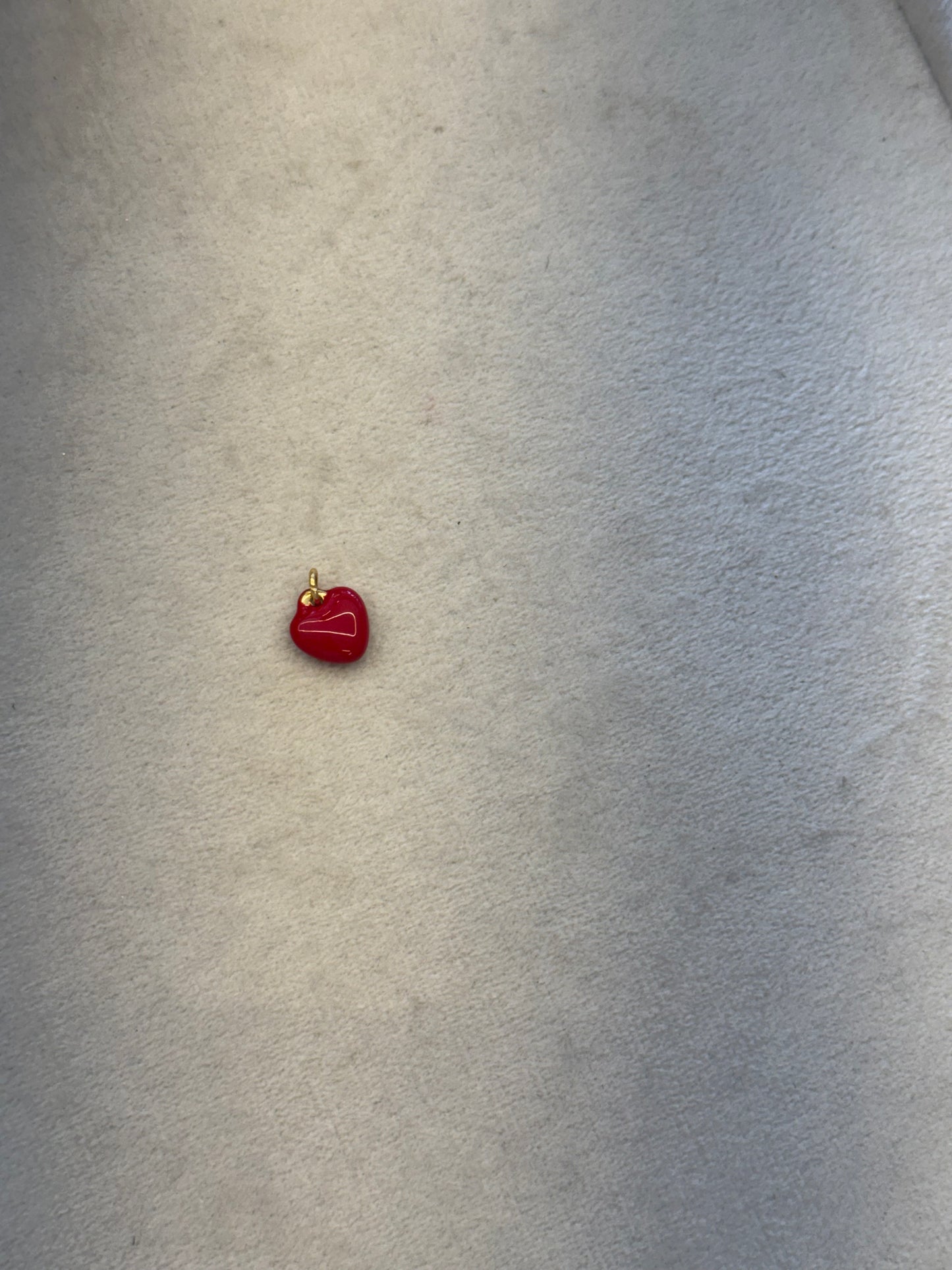 Red heart charm