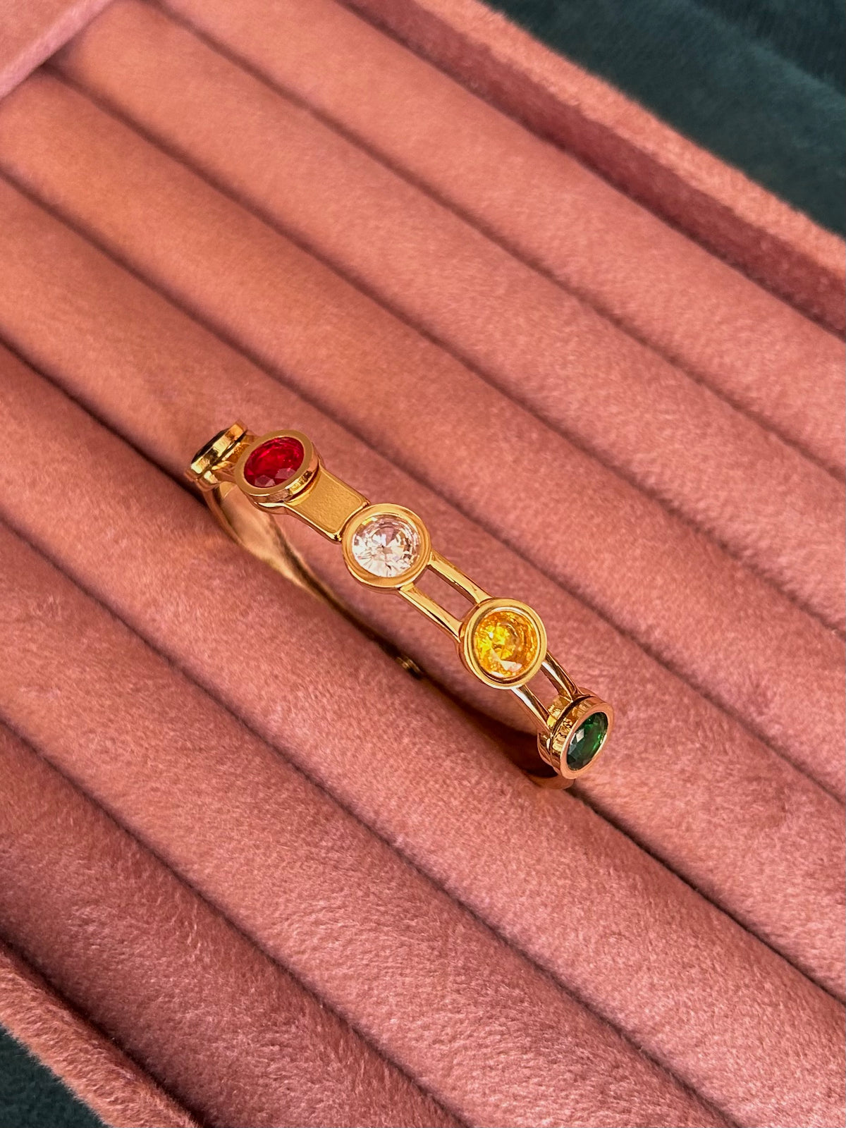 Baby size Multi colour stone bangle