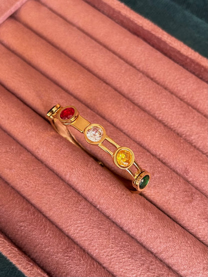 Baby size Multi colour stone bangle