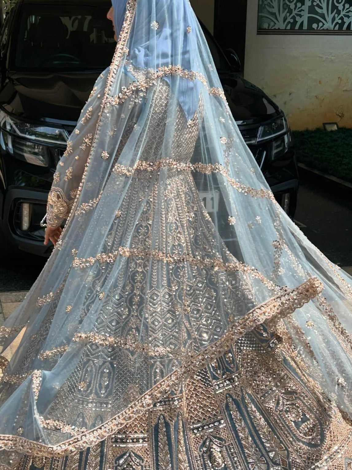 Premium Powder Blue gown
