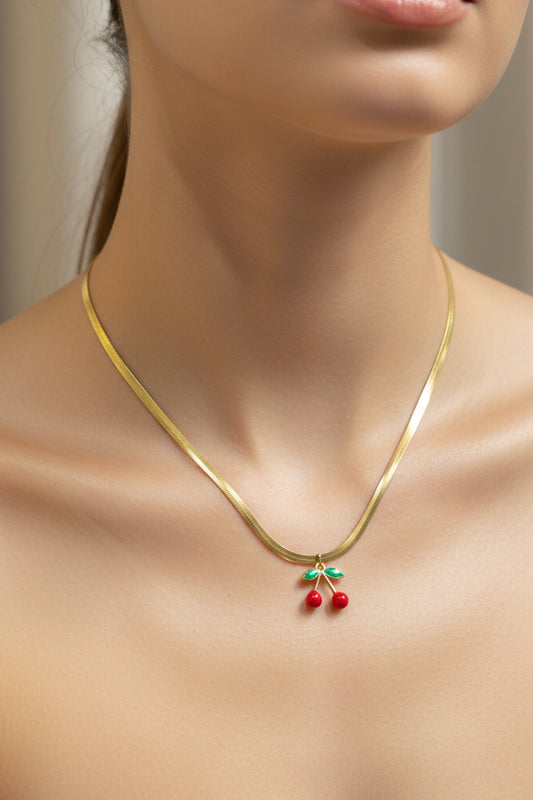 Cherry necklace