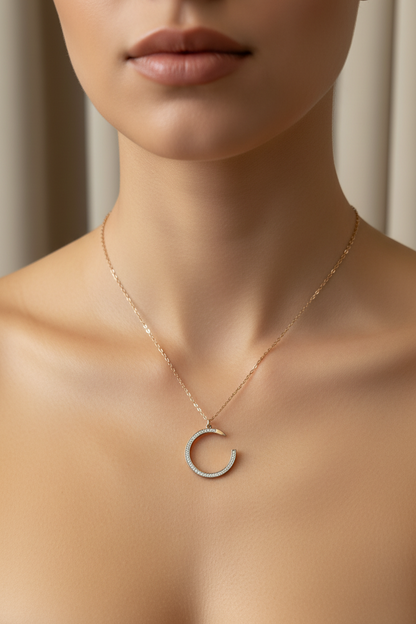 Rosé Glow Rose gold necklace