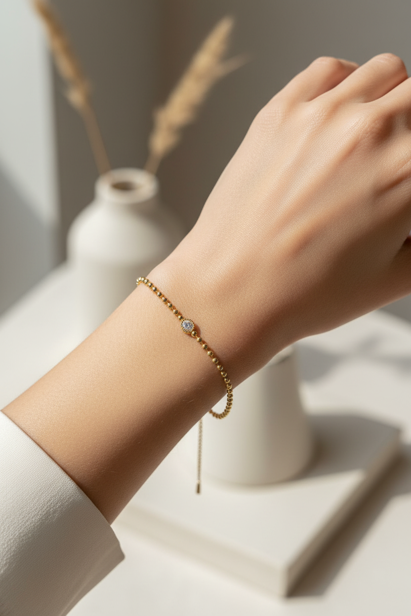 Celeste Bead Chain Bracelet