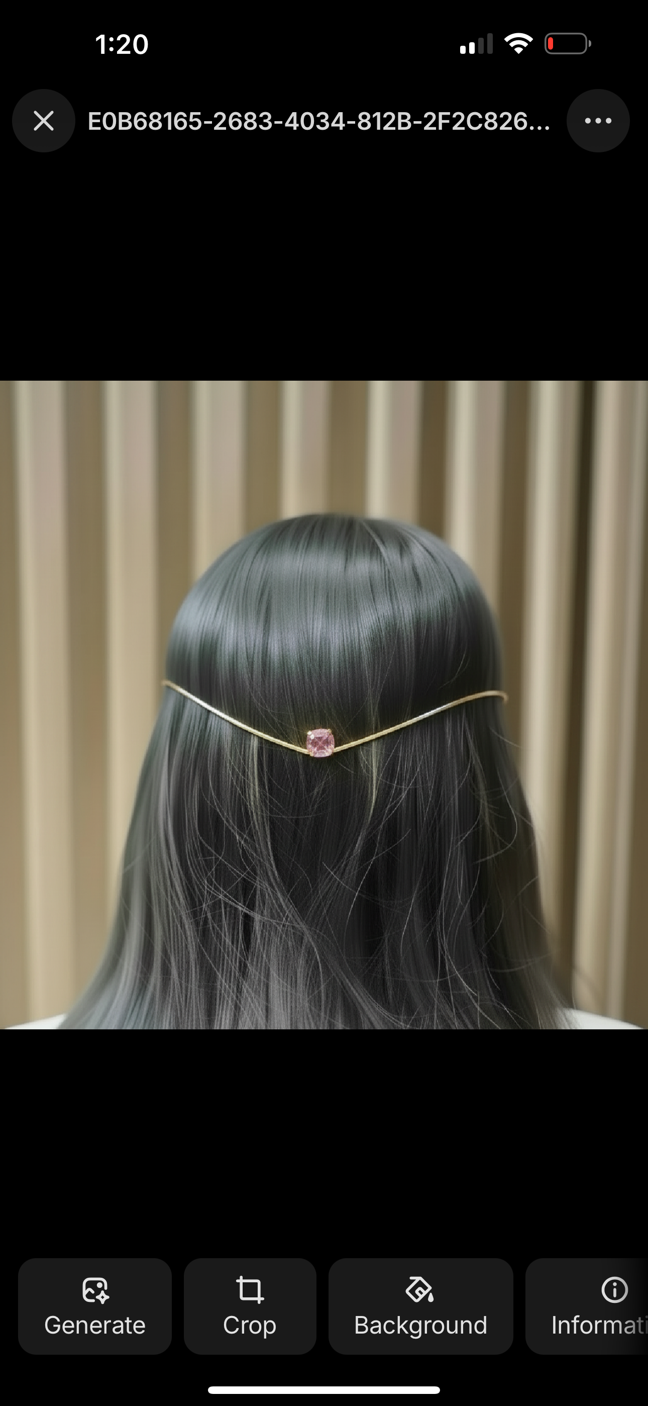 Rose pink hair accessories